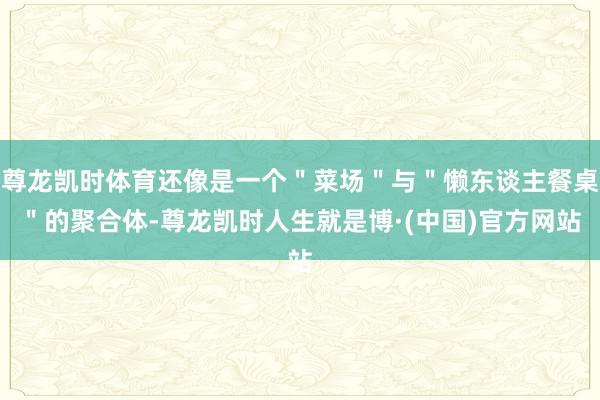 尊龙凯时体育还像是一个＂菜场＂与＂懒东谈主餐桌＂的聚合体-尊龙凯时人生就是博·(中国)官方网站