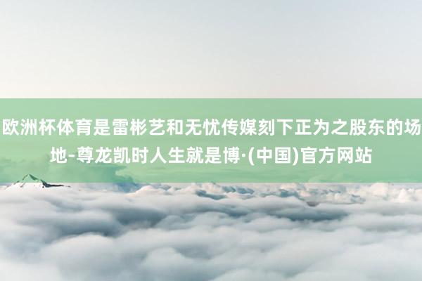 欧洲杯体育是雷彬艺和无忧传媒刻下正为之股东的场地-尊龙凯时人生就是博·(中国)官方网站