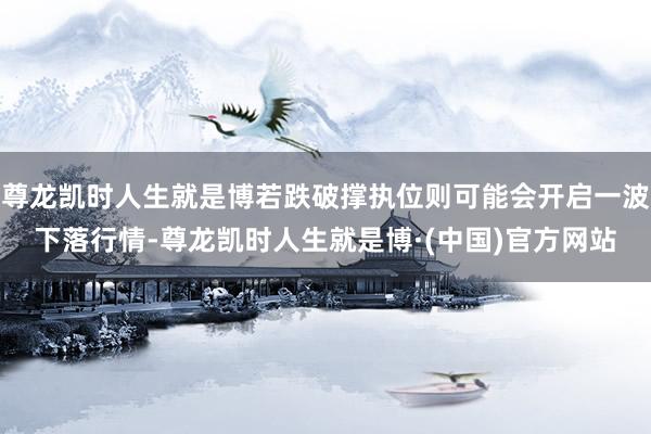 尊龙凯时人生就是博若跌破撑执位则可能会开启一波下落行情-尊龙凯时人生就是博·(中国)官方网站