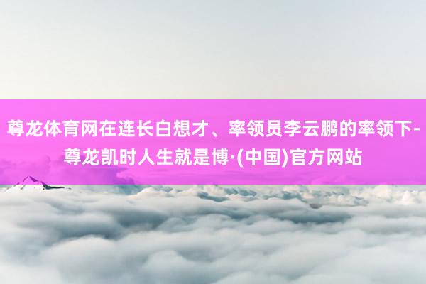 尊龙体育网在连长白想才、率领员李云鹏的率领下-尊龙凯时人生就是博·(中国)官方网站